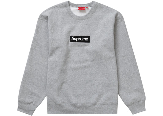 Supreme Box Logo Crewneck (FW22) Heather Grey - SUPR-SUPREME -MULTI