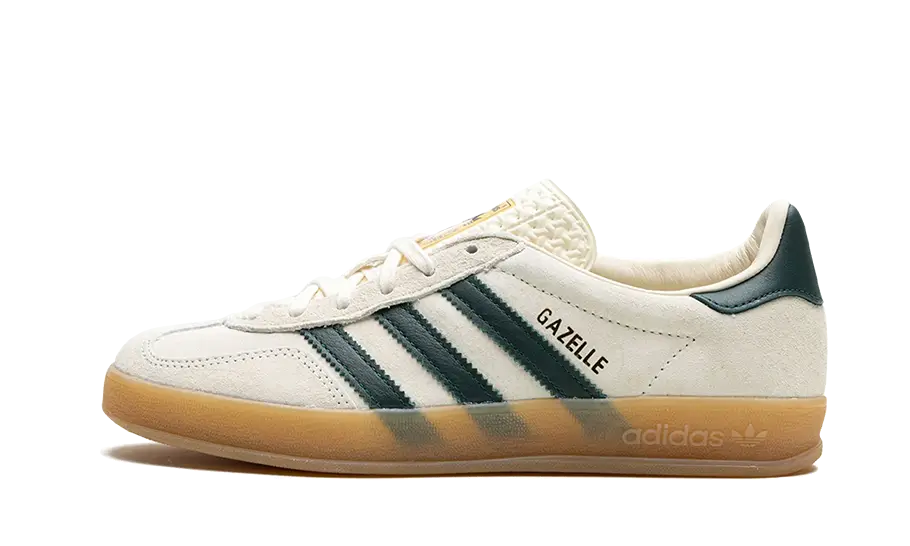 Adidas Gazelle Indoor Cream White Collegiate Green Gum (IH7502)