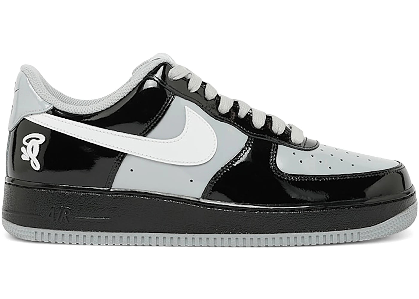 Air Force 1 Low Central Cee Black White Smoke Grey - IO9974-010