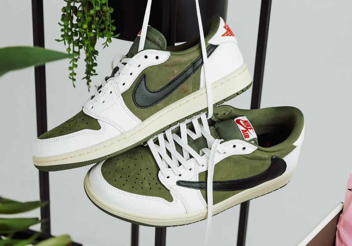 Air Jordan 1 Low OG Sp Medium Olive Travis Scott | DM7866-200 | Sneakers per Uomo e Donna in Edizione Limitata | Mush Kicks