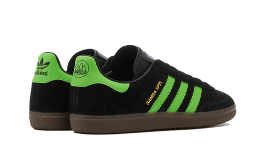Adidas Samba Deco SPZL Core Black Lucid Lime - IF5738