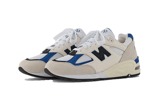 New Balance 990 v2 Made In USA White Blue - M990WB2