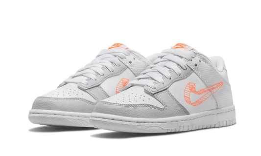 Nike Dunk Low 3D Swoosh White Grey - DR0171-100