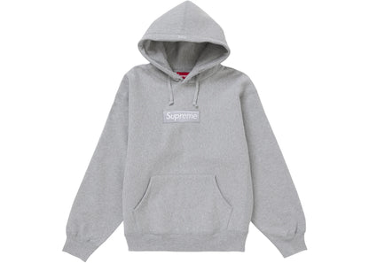 Supreme Box Logo Hooded Sweatshirt Sweatshirt (FW24) Ash Grey - SUPR-SBLHSS-ASHGREY