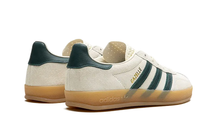 Adidas Gazelle Indoor Cream White Collegiate Green Gum - IH7502