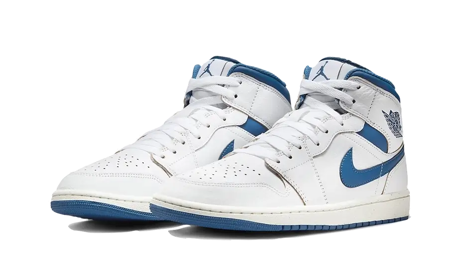 Air Jordan Air Jordan 1 Mid Industrial Blue - FN5215-141 / FN7432-141