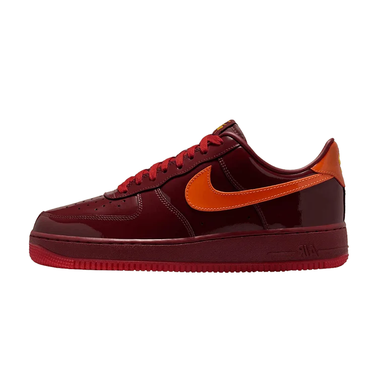Nike Air Force 1 Low 'Patent Leather Dark Team Red' - Nike Sneakers | Mush Kicks