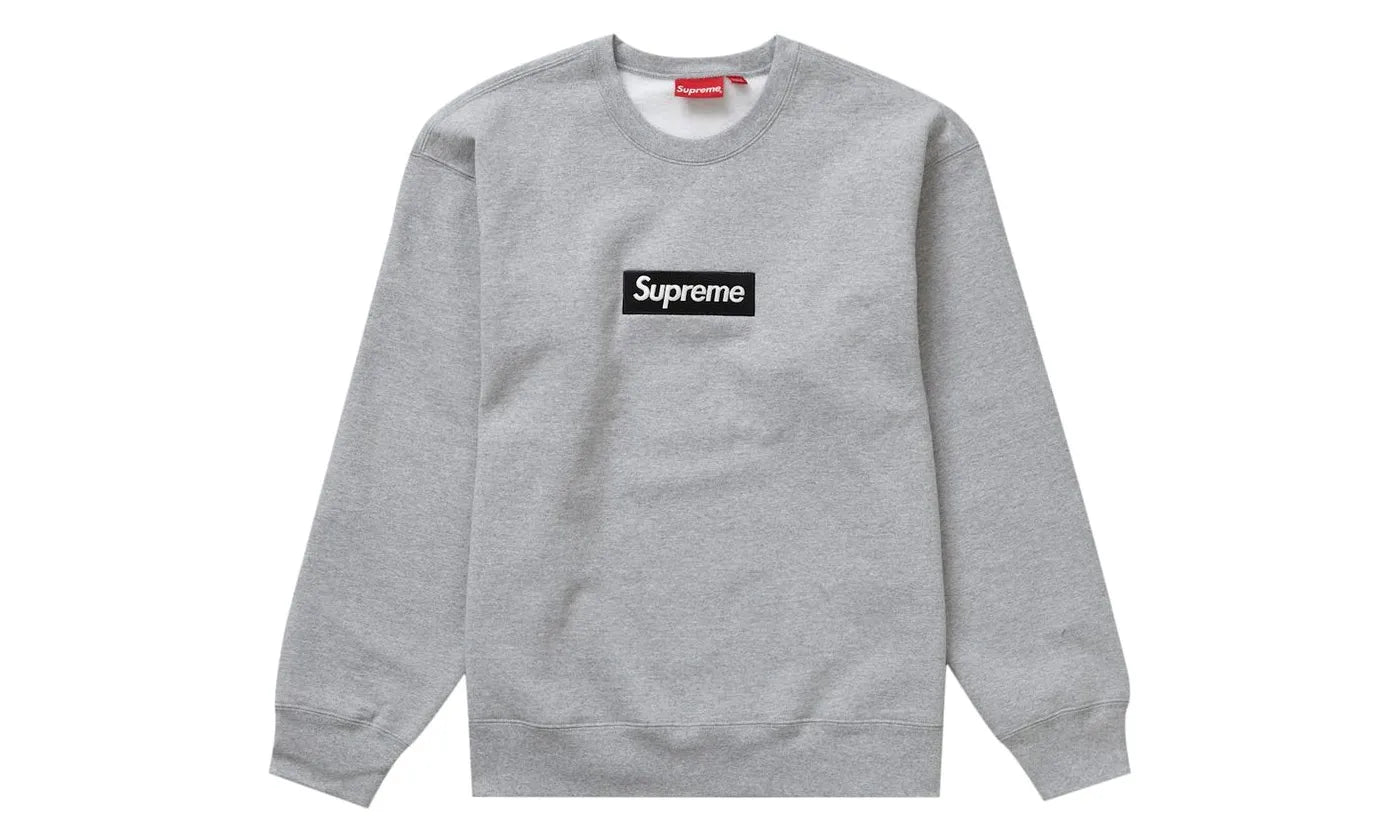 Supreme Box Logo Crewneck (FW22) Heather Grey - SUPR-SUPREME -MULTI