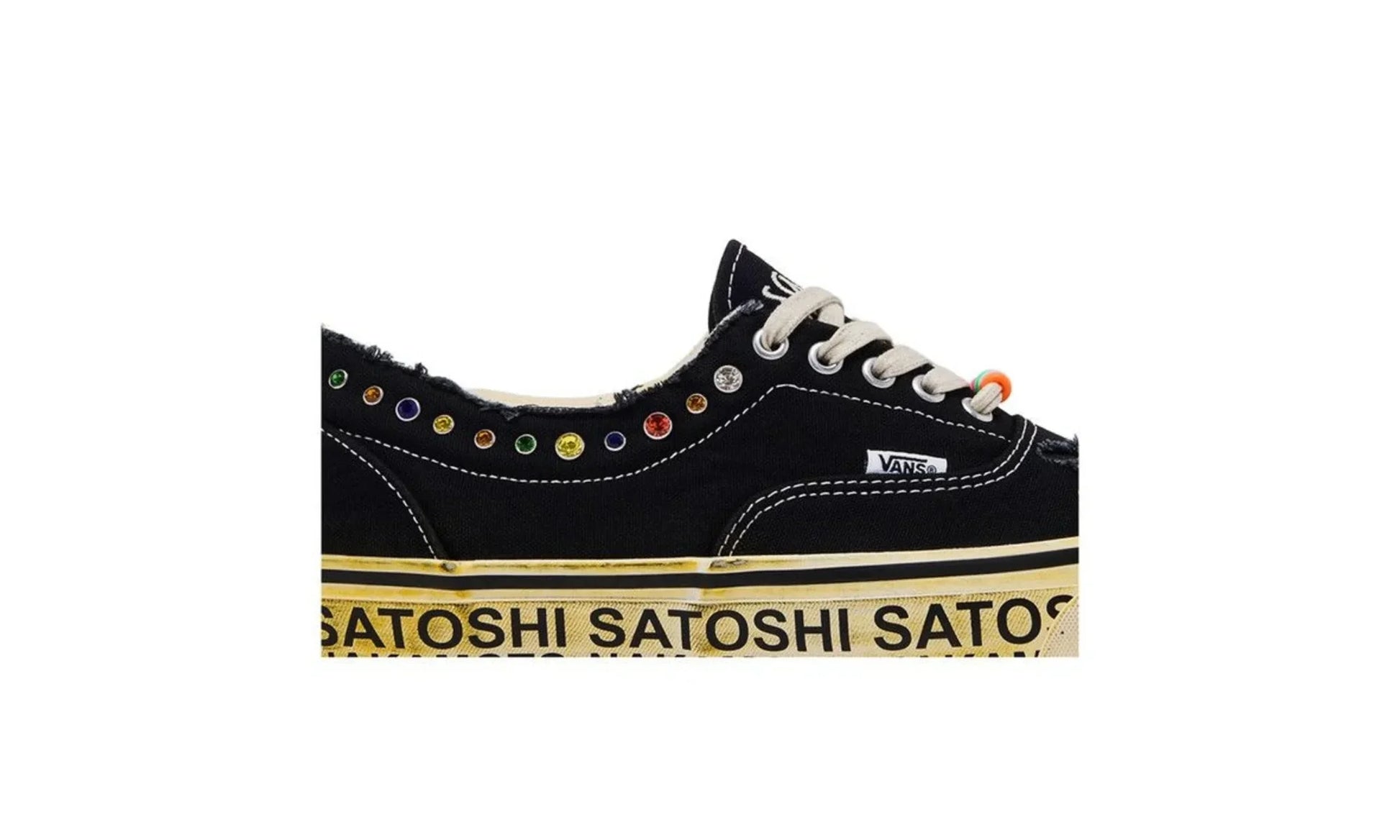 Satoshi Nakamoto x Vans Era 95 'Lucky Charms' dettaglio suola e materiali