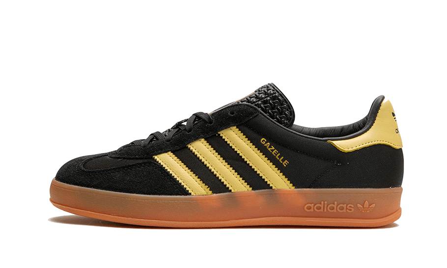 Adidas Gazelle Indoor Core Black Almost Yellow - IG4999