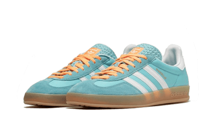 Adidas Gazelle Indoor Preloved Blue White Gum - HQ9017