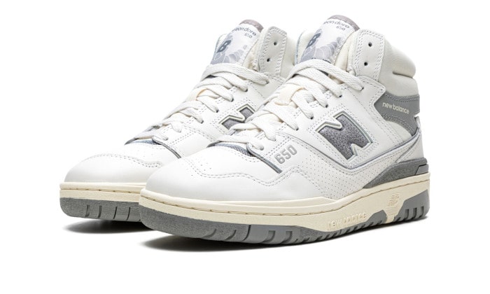 New Balance 650R Aimé Leon Dore White Grey - BB650RA1