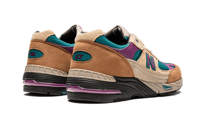 New Balance 991 Made In UK Palace Brown Teal - M991PAL