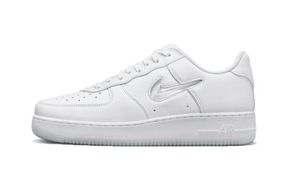 Nike Air Force 1 Low '07 Retro Color of the Month Jewel Swoosh Triple White - FN5924-100