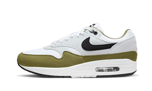 Nike Air Max 1 White Black Medium Olive - FD9082-102