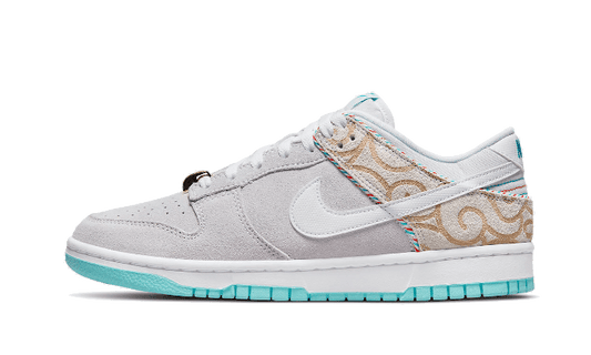 Nike Dunk Low SE Barber Shop Grey - DH7614-500