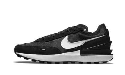 Nike Waffle One Black White Swoosh - 